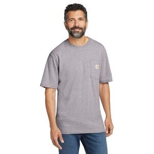 Carhartt Gray Workwear Pocket Loose Fit Short Sleeve‎ Outdoor T-Shirt Size Large